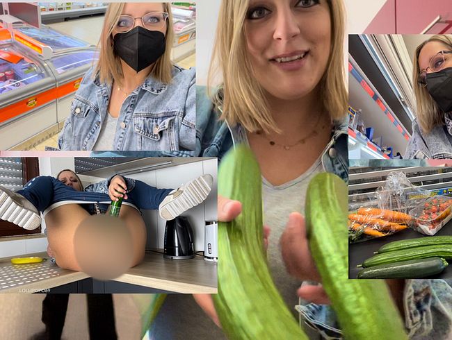 Lollipopo69 Porno Video: XXL Gemüse! Einkauf wird zur fi**parade